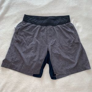 Lululemon Men’s Gray/Navy Shorts Size M
